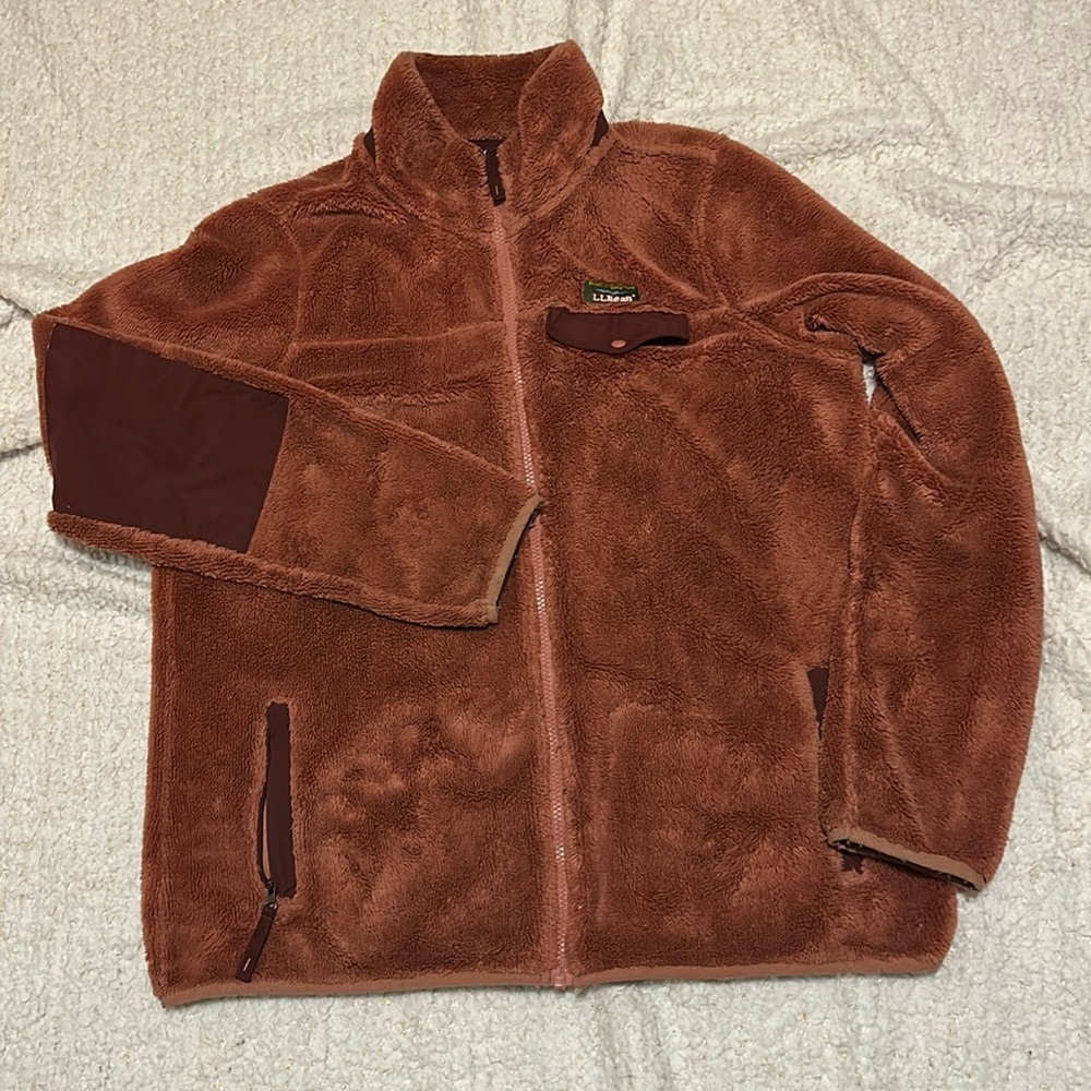 L.L. Bean Size S Hi-Pile Fleece Jacket